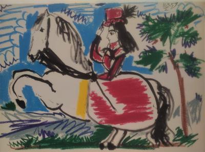 Pablo Picasso (d'aprés) - Lithographie Toros y toreros 1961  