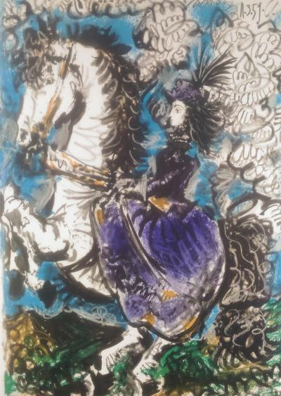 Pablo Picasso (d'aprés) - Lithographie Toros y toreros 1961  