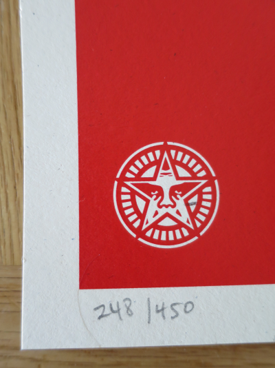 Shepard FAIREY (Obey) -  Disposable Heroes, 2012 - Sérigraphie signée et numérotée 2