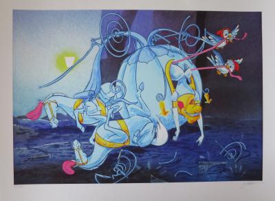 Jeff GILLETTE - Cinderella Carriage Crash, 2016 - Tirage pigmentaire signé 2