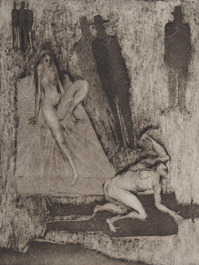 Lars BO : Meurtre de l’ombre - Gravure originale signée au crayon 2