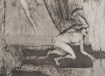 Lars BO : Meurtre de l’ombre - Gravure originale signée au crayon 2