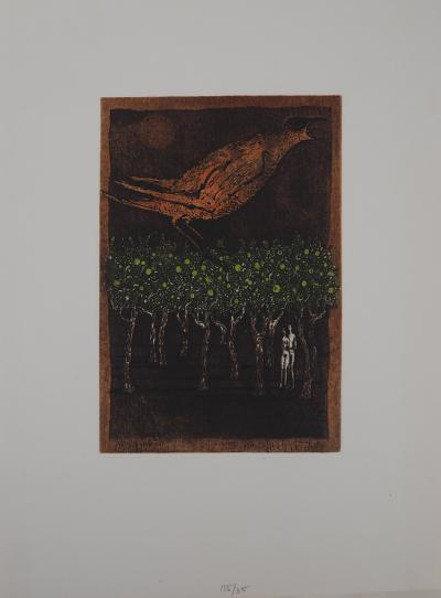 Lars BO : Le rossignol rouge, 1978 - Gravure originale 2