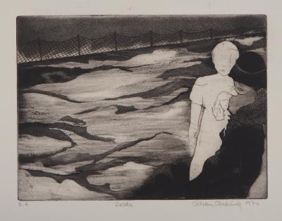 Gillian GOCKING : Zelda, 1974 - Gravure originale signée au crayon 2