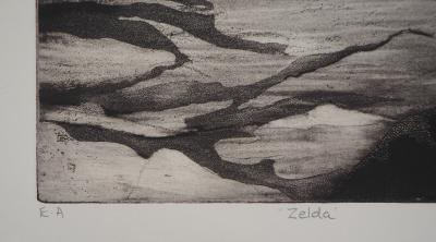 Gillian GOCKING : Zelda, 1974 - Gravure originale signée au crayon 2