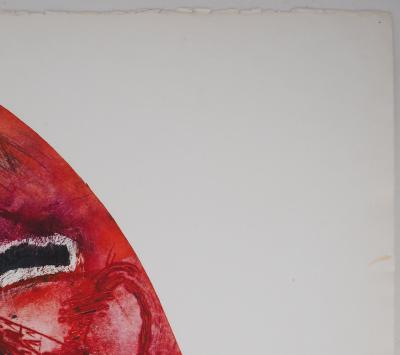 June BURCHELL : Blood judge, 1990 - Gravure originale signée au crayon 2