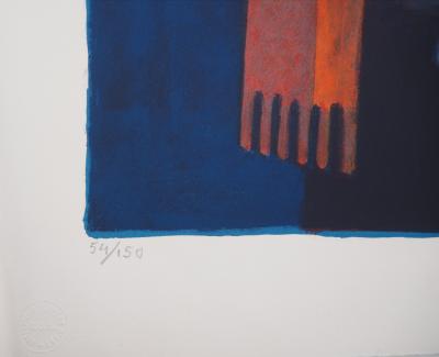 Louis TOFFOLI : Le châle aux franges, 1974 - Lithographie originale signée au crayon 2