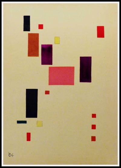 Vassily KANDINSKY (d’après) - Composition V, 1953 - Lithographie 2