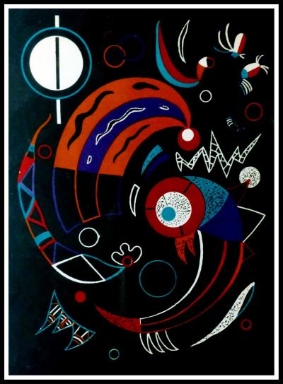 Vassily KANDINSKY (d’après) - Comètes, 1938 - Lithographie 2