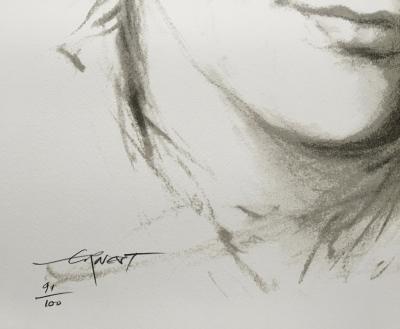 Ernest PIGNON-ERNEST - Elsa, 2019 - Sérigraphie originale signée au crayon 2