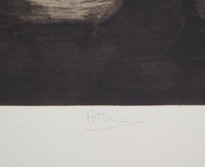 Iya FERNANDEZ : Potterie, 1992 - Gravure originale signée au crayon 2