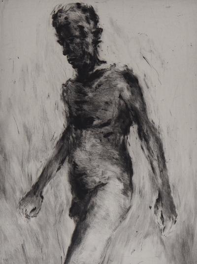 David MAES : Nu, 1992 - Gravure originale signée au crayon 2