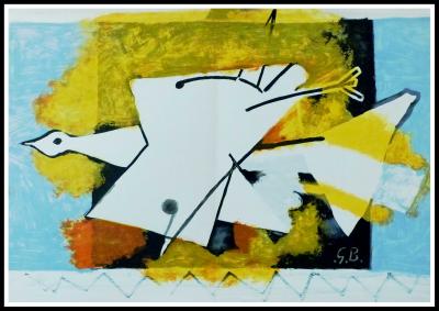 Georges BRAQUE - L’oiseau jaune, 1959 - Lithographie 2