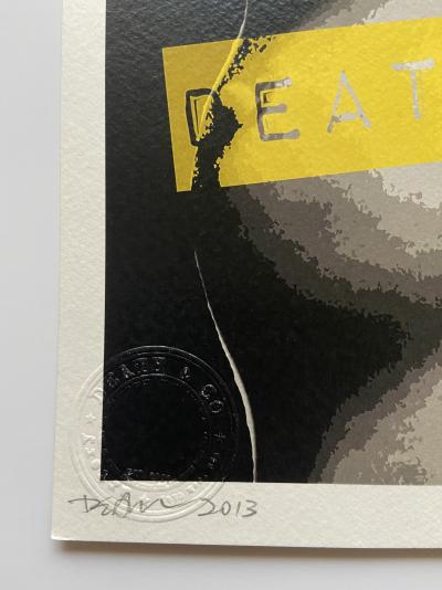 Death NYC – Yellow Death is Free, 2013 - Sérigraphie signée au crayon 2