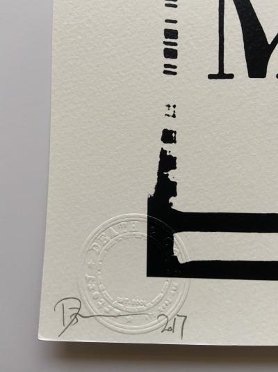 Death NYC – Death is free Marlboro, 2017 - Sérigraphie signée au crayon 2