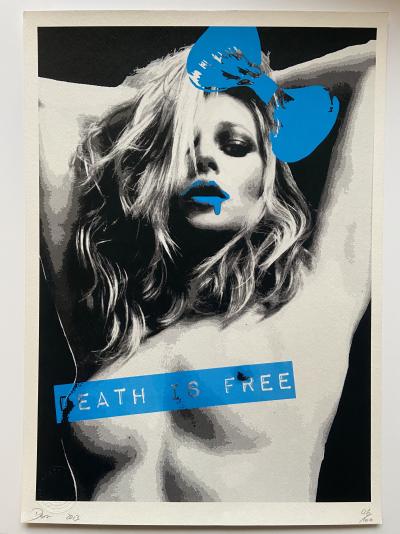 Death NYC – Blue Death is free, 2013 - Sérigraphie signée au crayon 2