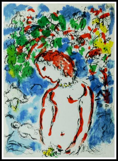 Marc CHAGALL - Jour de printemps, 1972 - Lithographie originale 2