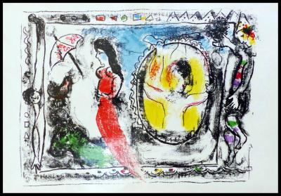 Marc Chagall - La femme à l’ombrelle, 1964, lithographie 2