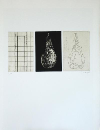 Jacques CLAUZEL - Tryptique 3 - Gravure originale 2