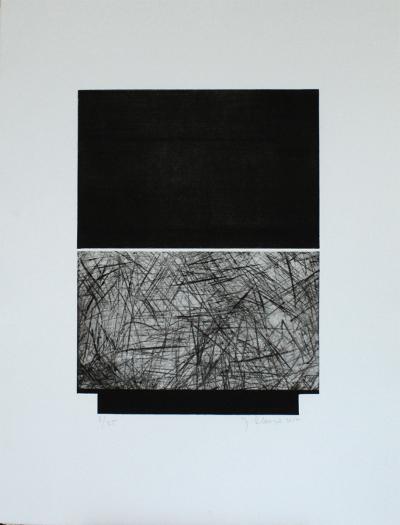 Jacques CLAUZEL - Cl-02 - gravure à la pointe sèche 2