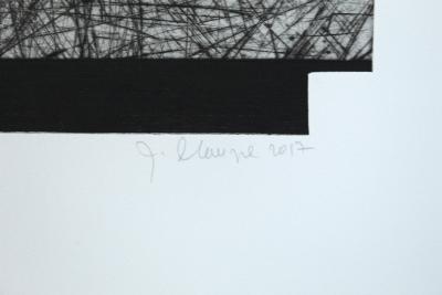Jacques CLAUZEL - Cl-02 - gravure à la pointe sèche 2