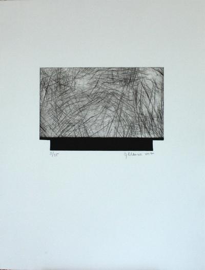 Jacques CLAUZEL - Cl-017-03 - Gravure originale à la pointe sèche 2