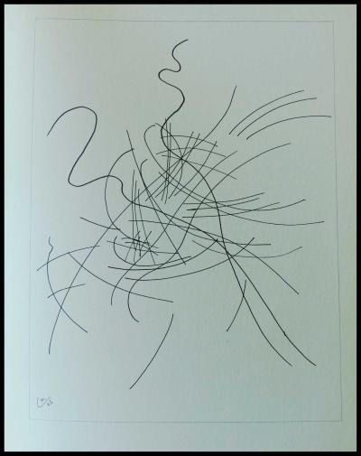 Vassily KANDINSKY (d’après) - Composition noir et blanc, 1965 - Lithographie 2