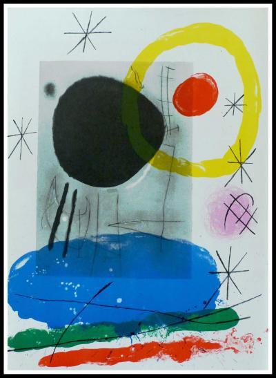 Joan MIRO  - Composition cartones I, 1965 - Lithographie originale 2