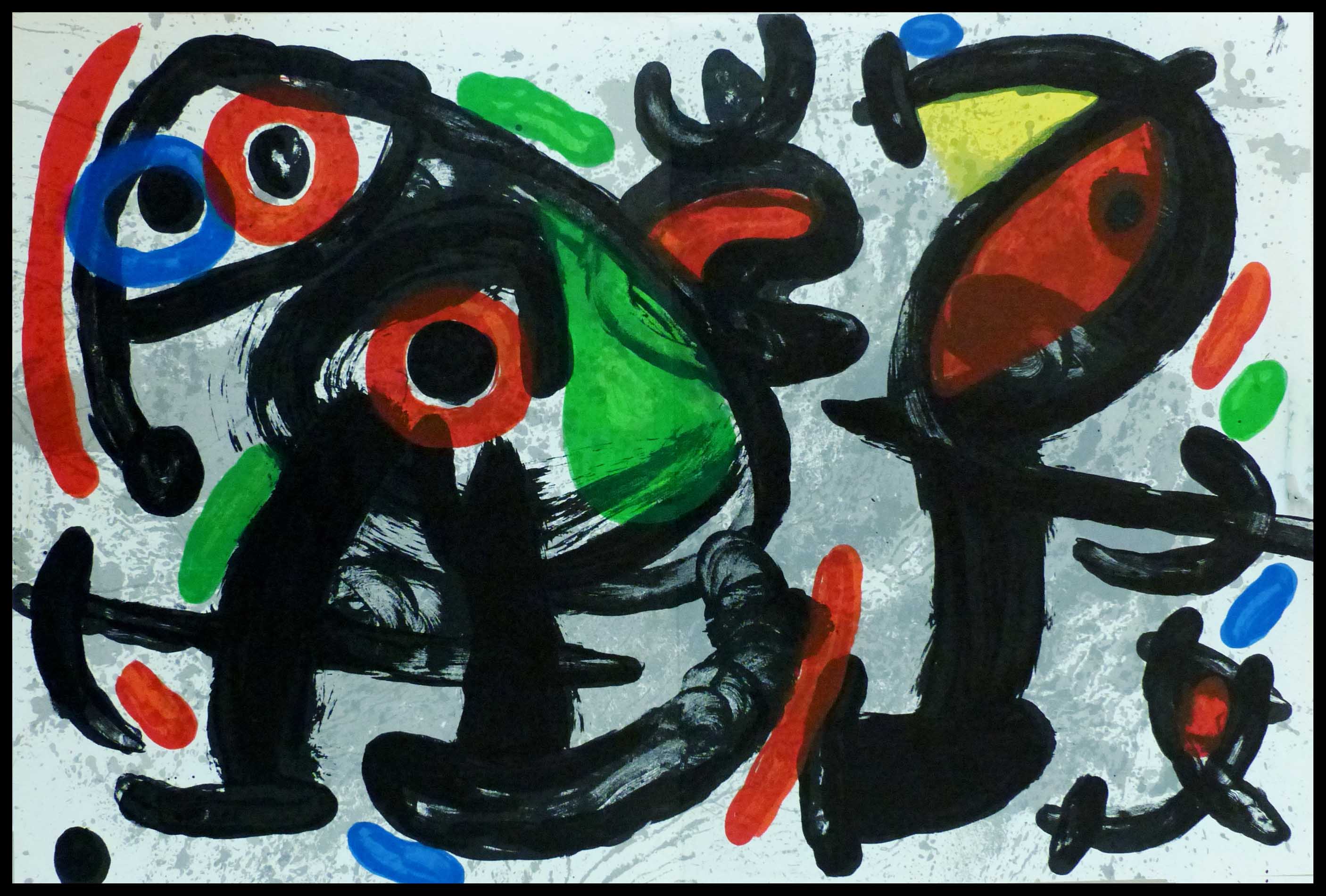 Joan MIRO Composition sculpture II, 1970 Original lithograph Barnebys