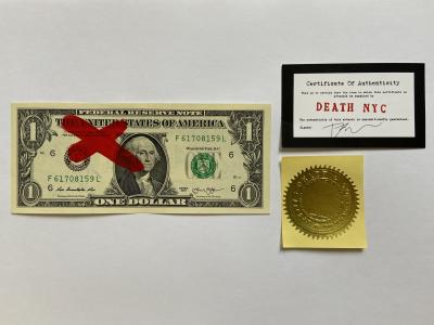 Death NYC - Left Cross, 2017 - Collage 2