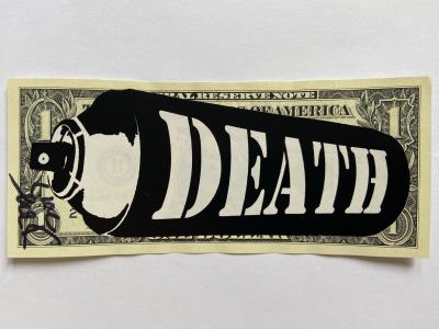 Death NYC - White Death Spray, 2017 - Collage 2