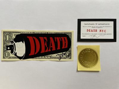 Death NYC - Red Death Spray, 2017 - Collage 2
