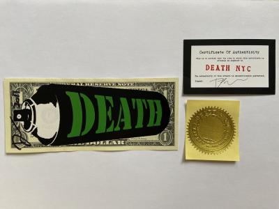Death NYC - Green Death Spray, 2017 - Collage 2