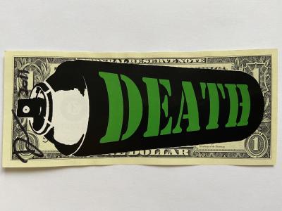 Death NYC - Green Death Spray, 2017 - Collage 2