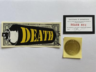 Death NYC - Yellow Death Spray, 2017 - Collage 2