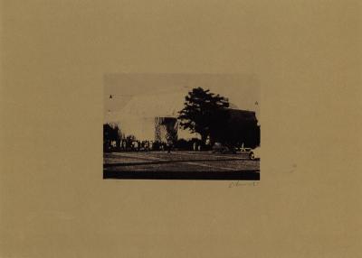 Christo Javacheff  - Kunsthalle Bern emballé, 1969 - Sérigraphie signée au crayon 2