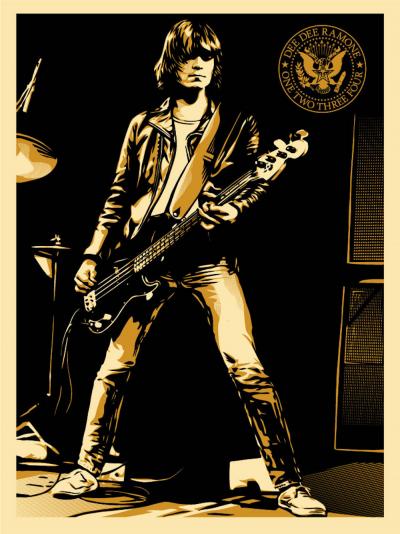 Shepard FAIREY - Dee Dee Ramone 2