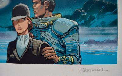 Jean-Claude Mézières - Les spectres + Les foudres, 1985 - Tirage de tête et Lithographie signée 2