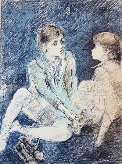 Lucien Philippe MORETTI - Un sac de billes - Lithographie signée au crayon 2