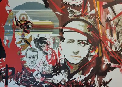 Raymond MORETTI - Malraux - lithographies originales signées dans la planche 2