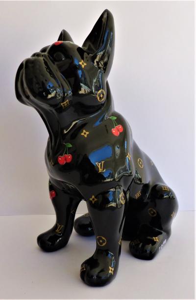 Patrick KONRAD - Louis Vuitton Cherry Bulldog  - Sculpture 2
