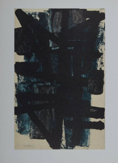 Pierre SOULAGES (Né en 1919) - portfolio de 12 reproductions, année 1962 2