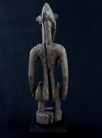 Côte d’Ivoire, Ethnie Senoufo, Ancienne statue sur socle 2