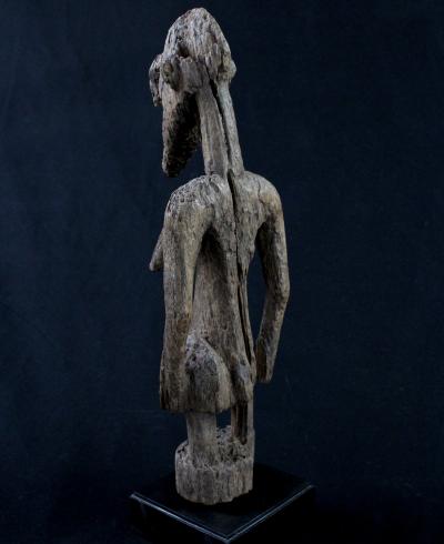Côte d’Ivoire, Ethnie Senoufo, Ancienne statue sur socle 2