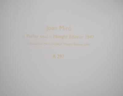 Joan MIRO (d’après) - Couple amoureux surréaliste - Lithographie signée 2