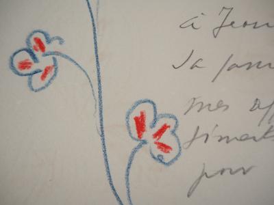 Henri MATISSE - Brins de fleur, 1950 - Original drawing, Signed 2