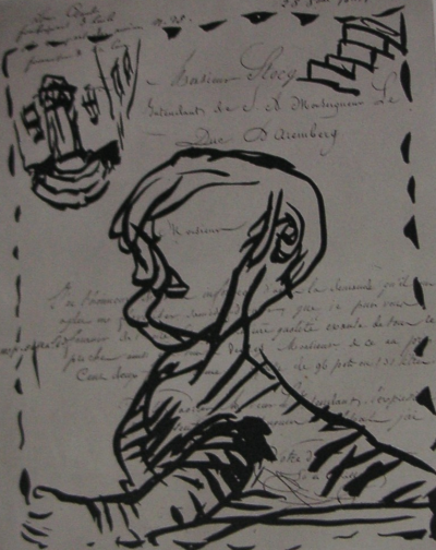 Pierre ALECHINSKY - Chaque matin Ionesco & Alechinsky, 1987 - Gravure originale signée au crayon 2