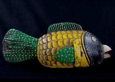 Mali - Culture Bozo - Marionnette Poisson 2