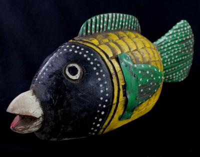 Mali - Culture Bozo - Marionnette Poisson 2