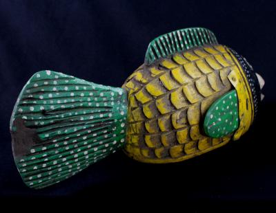 Mali - Culture Bozo - Marionnette Poisson 2